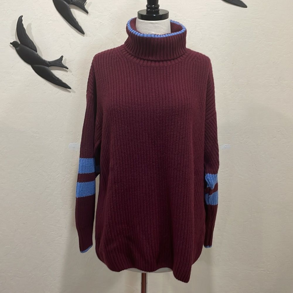Mirla Beane Avery Roll Neck Jumper Sweater Wool Blend Wolf & Badger - S — image 3 of 8